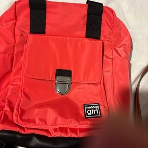 Madden Girl Scarlet Tote with Black Accents